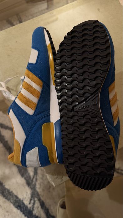 Adidas Originals ZX 700 azul/amarelo – retro runner (bom estado)