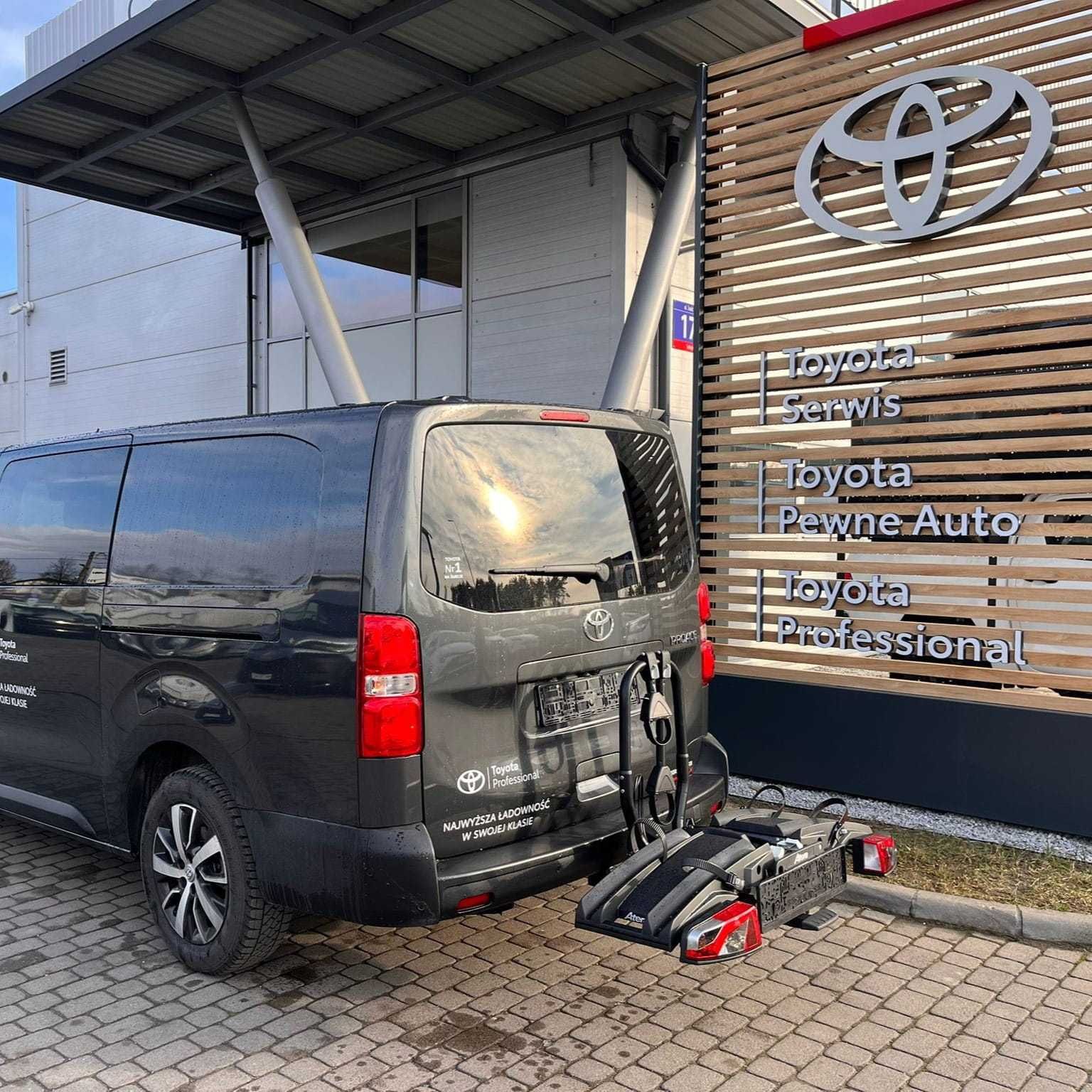 Bagażnik na rowery MTB, Górskie - Opona do 10cm - Toyota Proace Verso