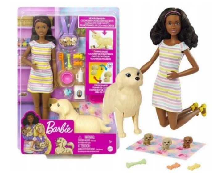 Zabawka Barbie HCK76: Narodziny Piesków dla Dzieci 3-7 Lat!