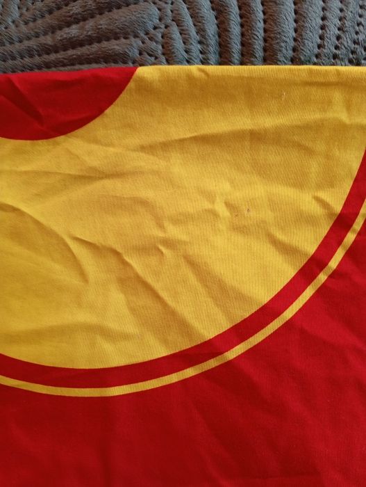 Komplet czerwonej pościeli z prasowanej flaneli