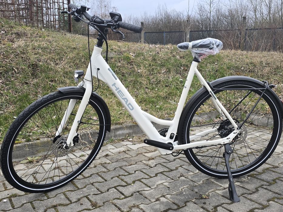 Rower elektryczny trekkingowy HEAD Trinity Bafang Hydraulika