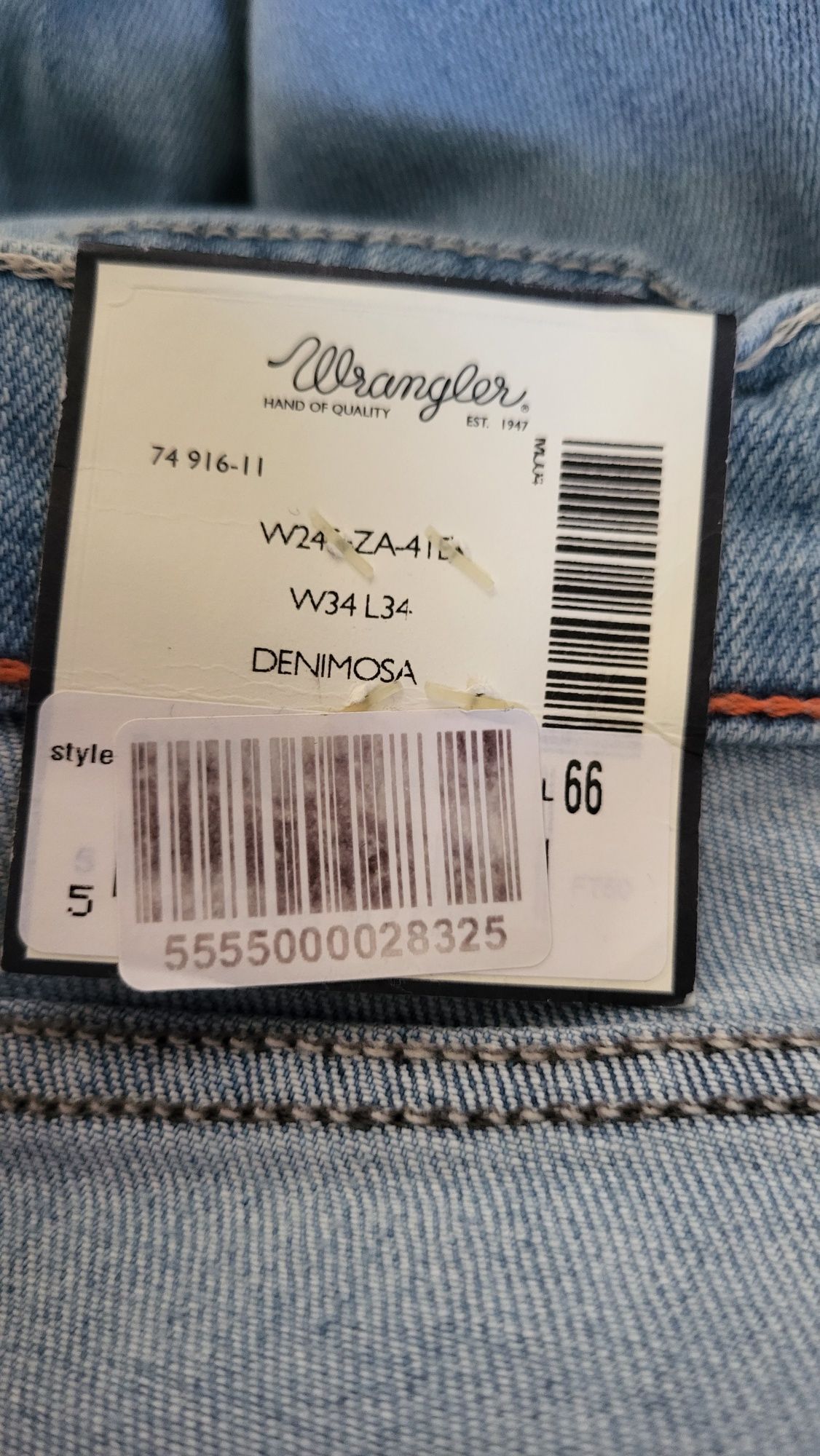 Nowe spodnie jeansowe damskie Wrangler Tina W34L34