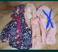 Утепліні куртки для дівчинки р.92