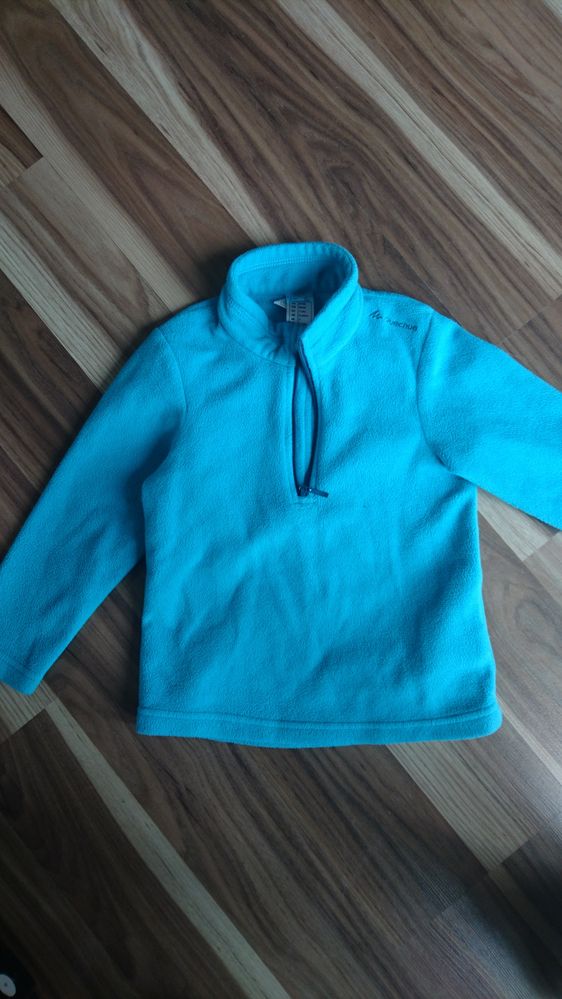 Bluza turkusowa polar z decatlonu quechta r.86