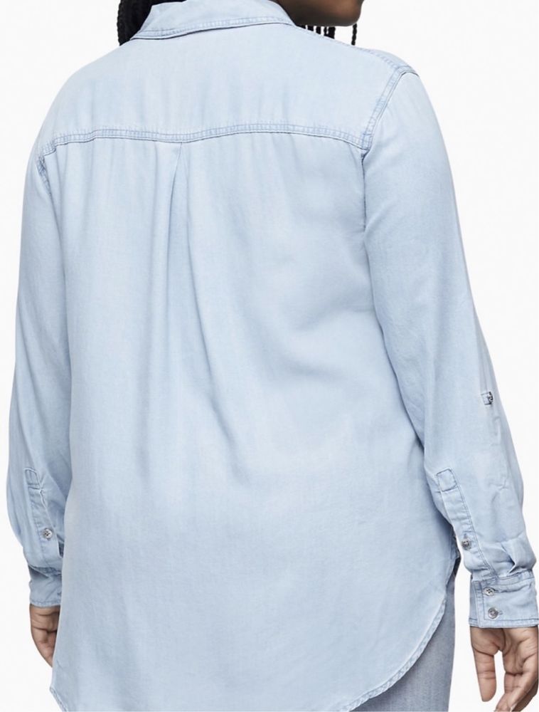 Рубашка Calvin Klein ніжно голуба 1X підійде на XI, XXL