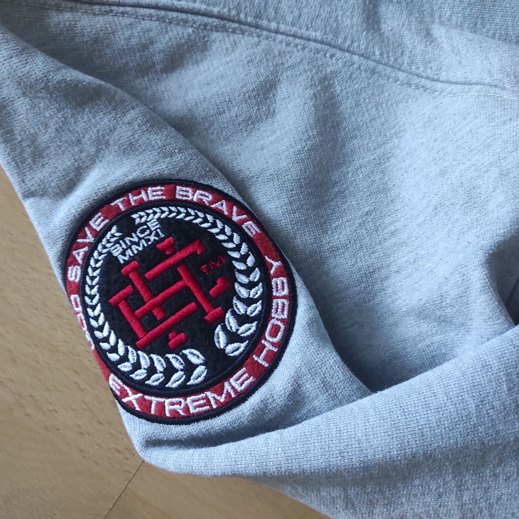 Bluza Extreme Hobby M męska szara orzeł Polska