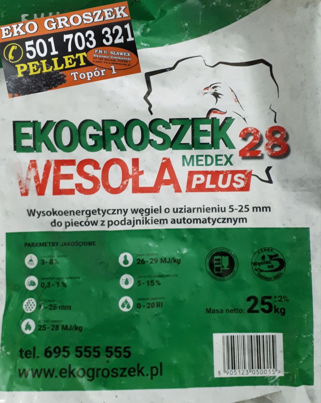 Węgiel Groszek PLUS - EKOGROSZEK "Wesoła PLUS"