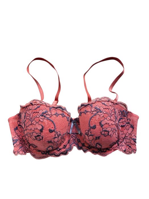 Różowy koronkowy stanik 75B Hunkemoller bielizna damska