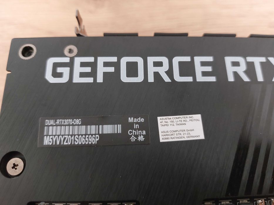 Asus GeForce RTX 3070 O8C