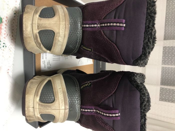 Ботинки зимние "ЭККО" для девочки, 28 размер