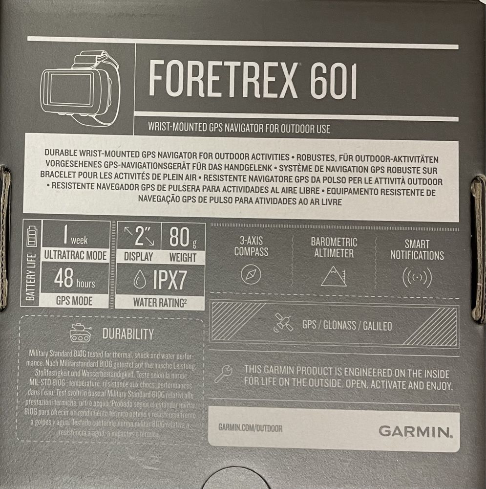 GPS-навігатор багатоцільовий Garmin Foretrex 601