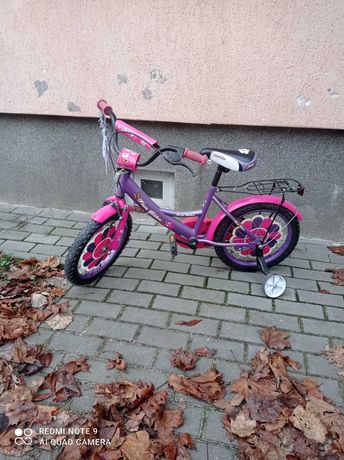 Rower rowerek dla dziewczynki 16 cali koła kółka