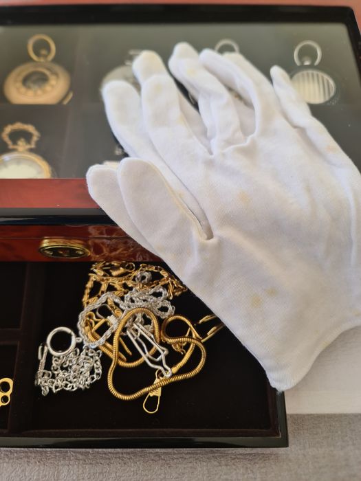 Coleção de relogios de bolso