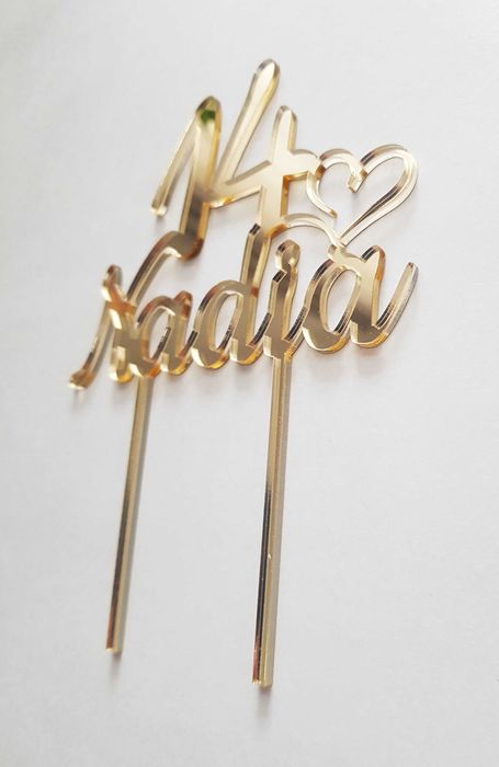 Topper personalizowany, imię dziecka