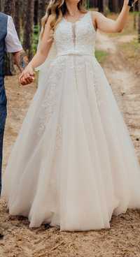 Весільна сукня. Колір юпки з затемненням