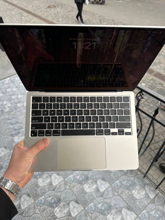 MacBook Air 13,6’ M3 16ram 512ssd Starlight MXCU3 акуму 100% 19 циклів