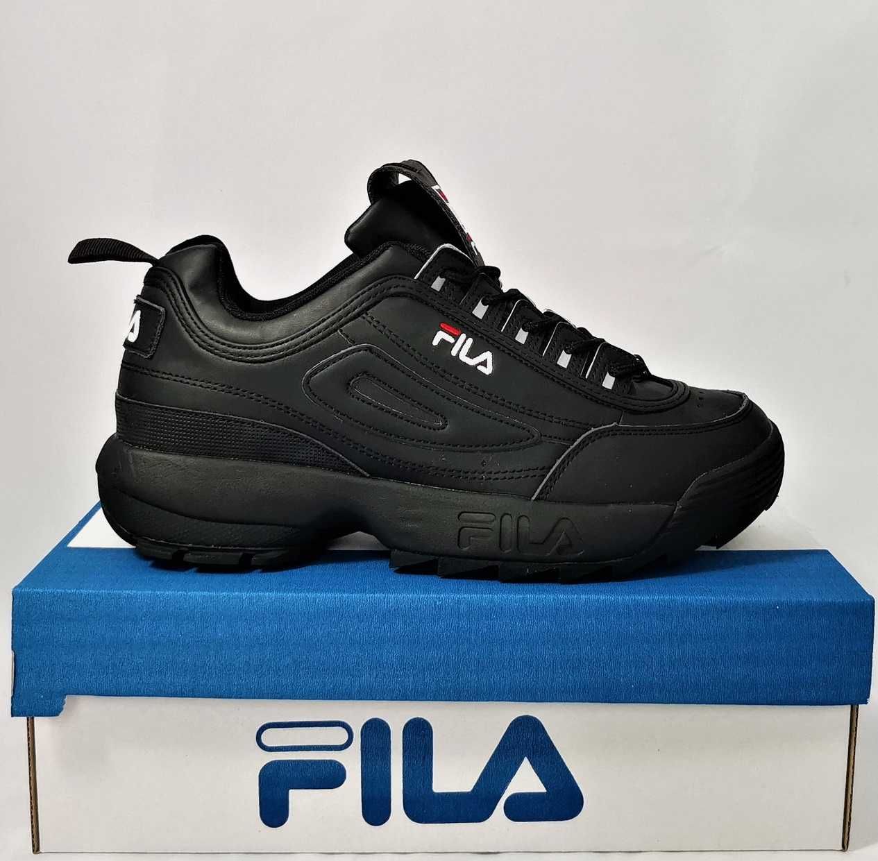 Кроссовки Fila Disruptor Черные Женские Фила