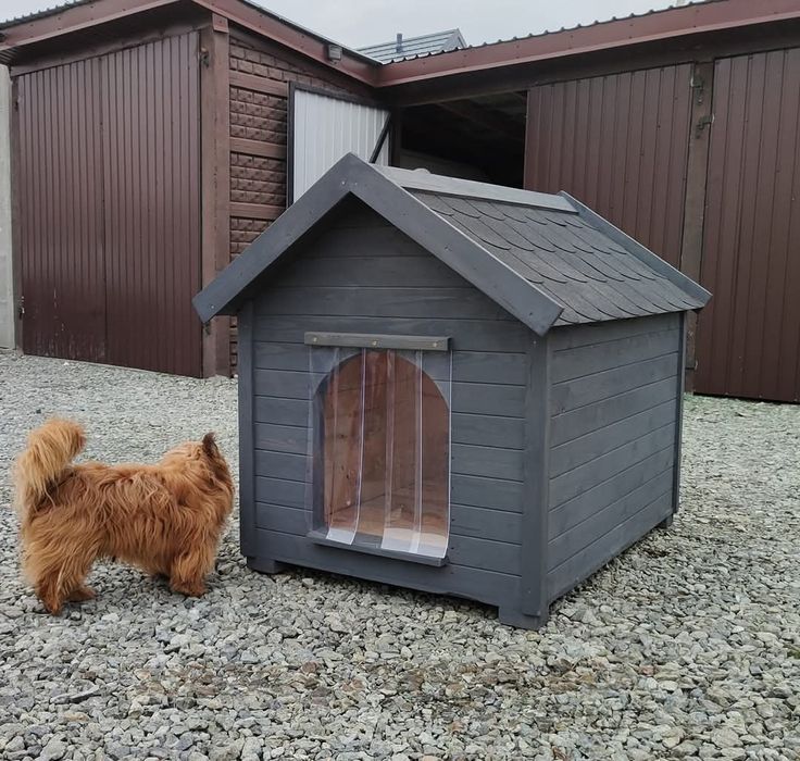 Buda dla psa ocieplana