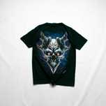 NOWY Wild czaszka doubleprint t-shirt M metalhead
