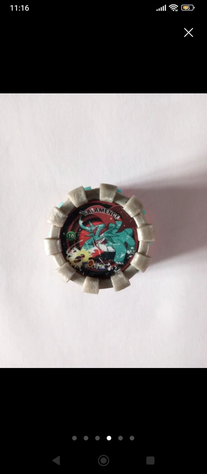 4 tazos boinx Pokémon