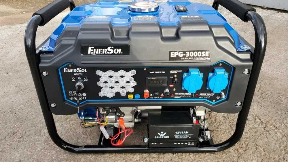 Генератор бензиновый EnerSol EPG-3000SЕ(3кВт) 2 роки гарантія