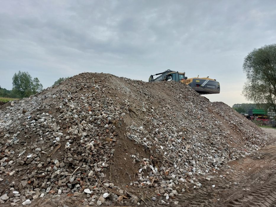 Kruszywo gruz na drogę utwardzenie