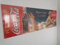 Kolekcjonerski plakat coca cola 158x53cm