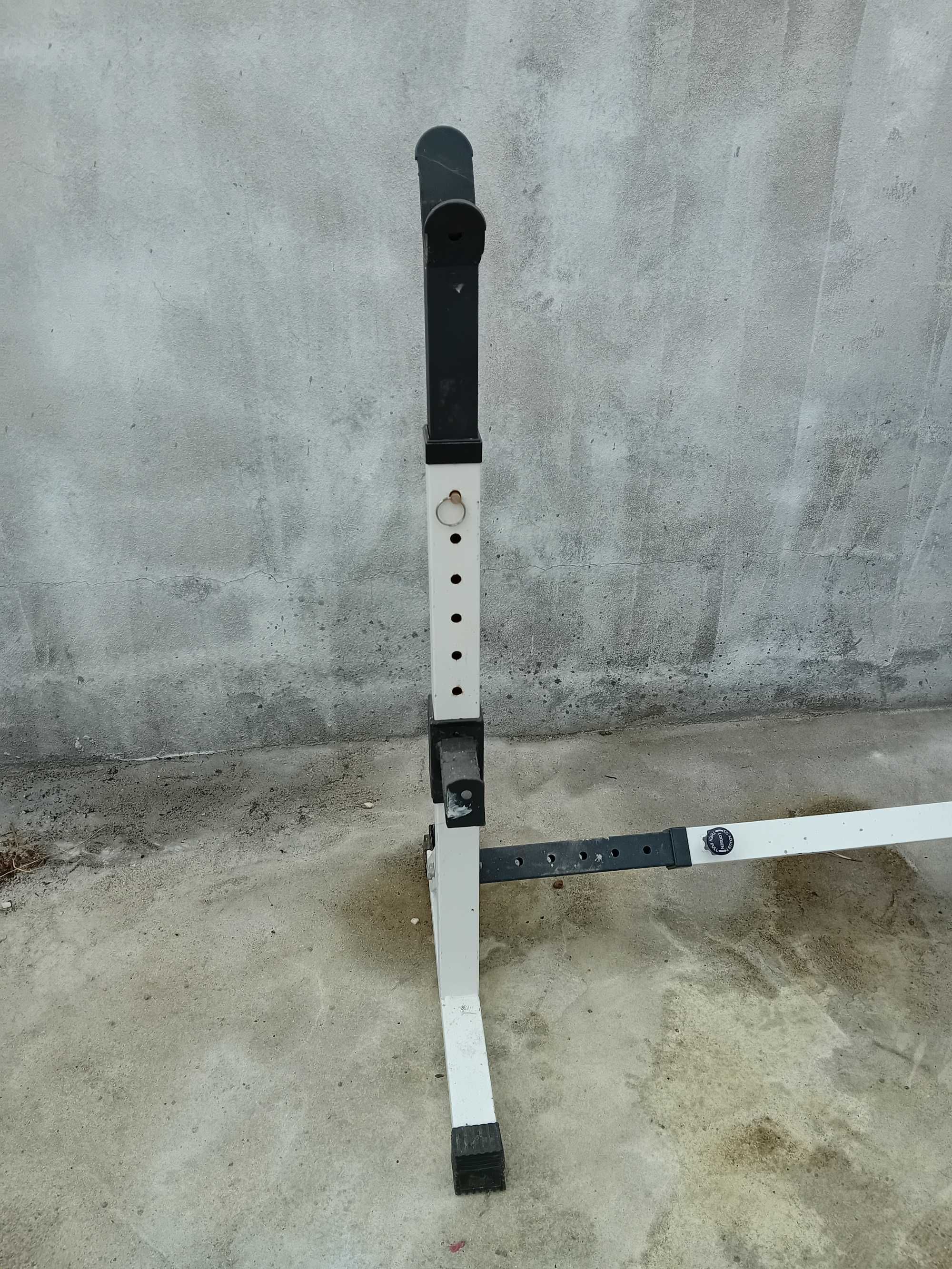 Rack musculação regulável