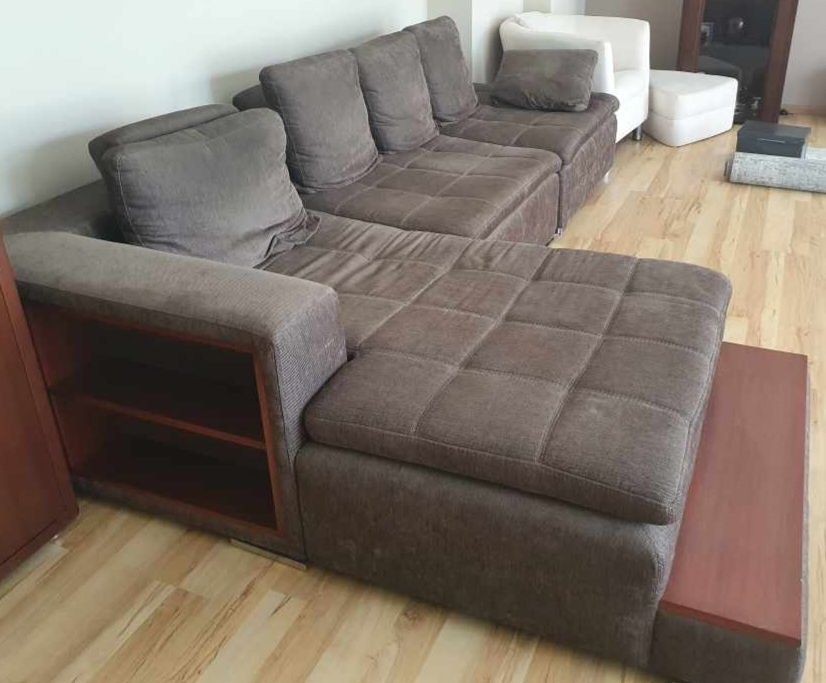 Sofa modułowa z szezlongiem