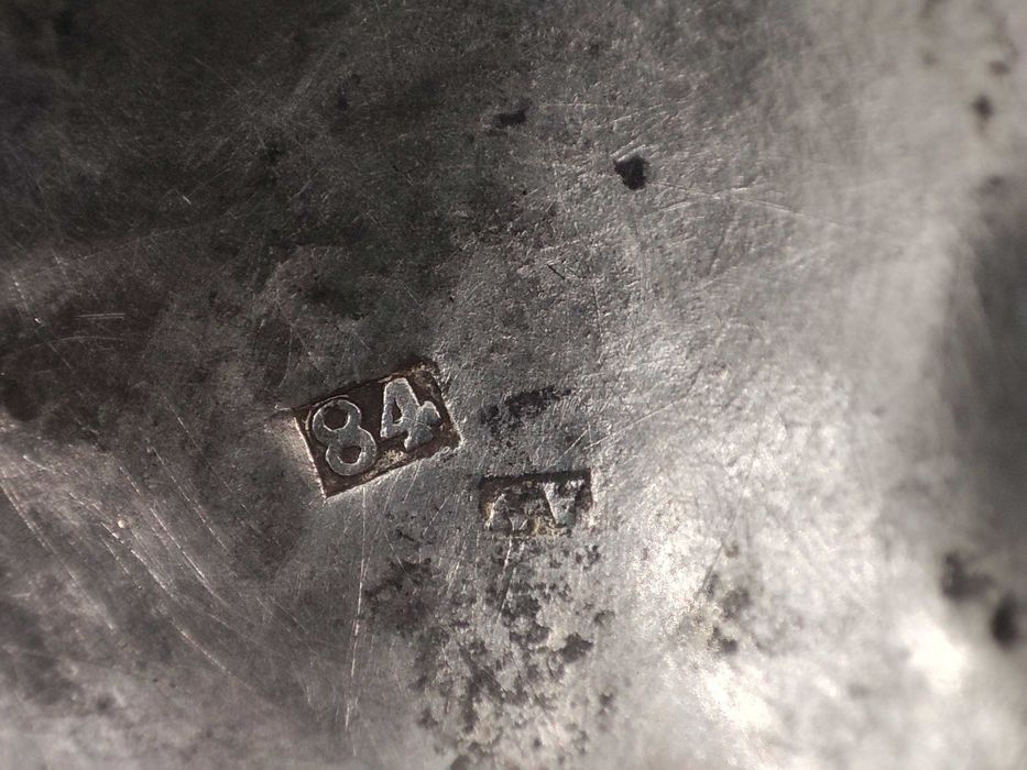 Стара сільничка 19 ст. срібло 84 проби