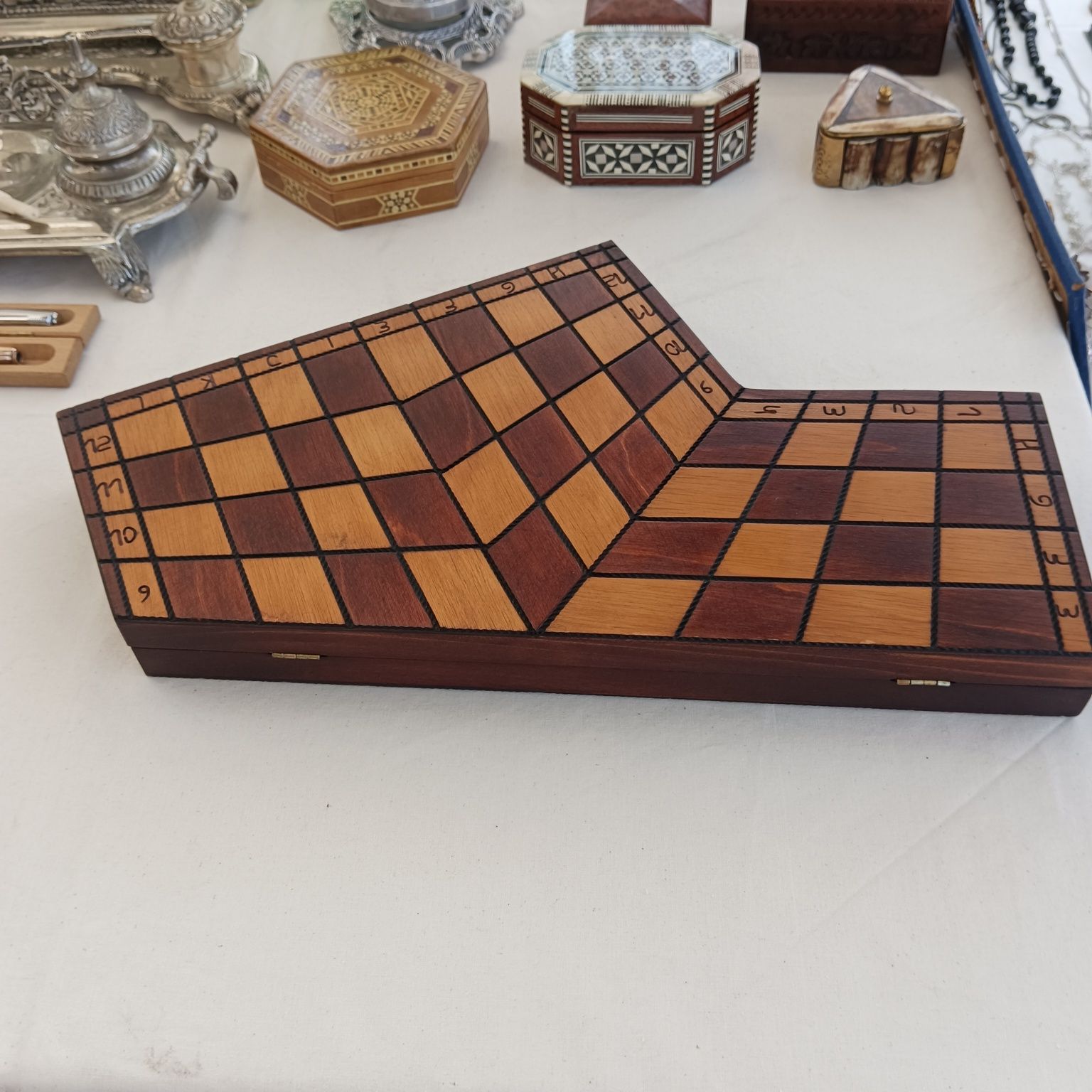 Tabuleiro de xadrez 3D