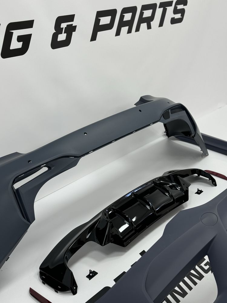 Обвіс BMW G30 M look 2017-2020 передній задній бампер пороги дифузор