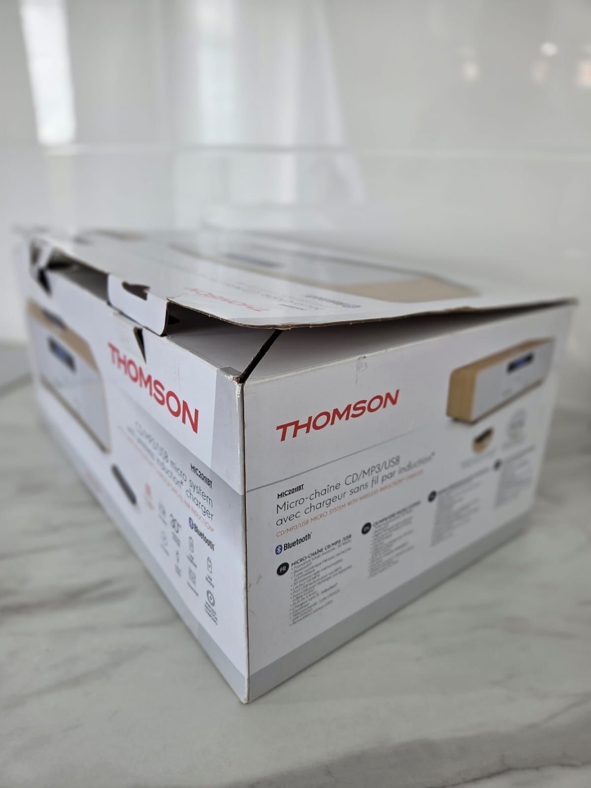 Miniwieża Thomson MIC201IBT biała
