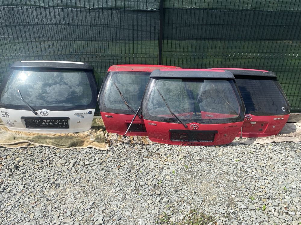 Klapa tyl kompletna Toyota corolla e11 rozne kolory
