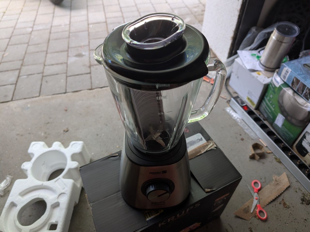 blender kielichowy Krups Blendforce Blender KB439D uszkodzony