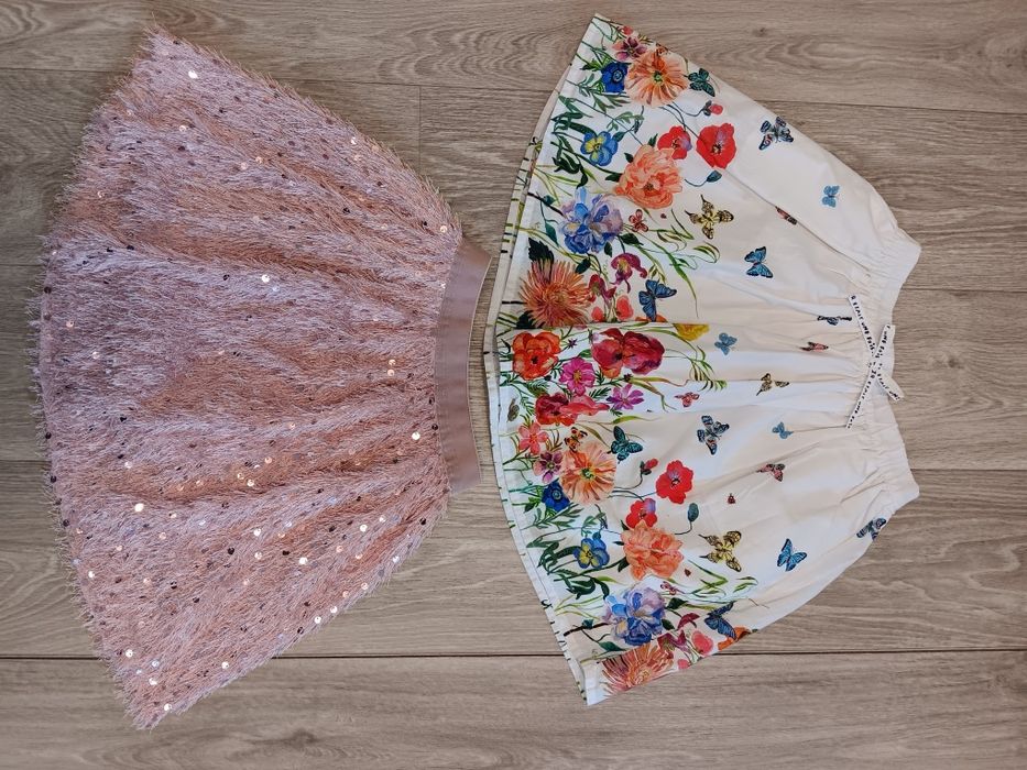 Spódniczka dla dziewczynki H&M rozmiar 122-128 zestaw