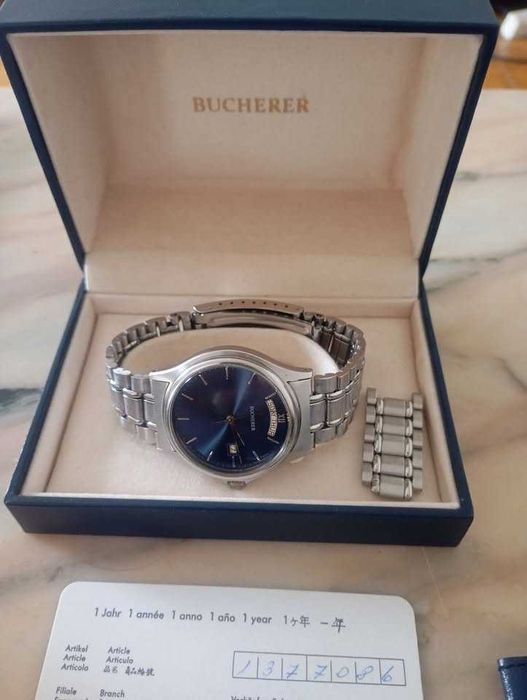 relógio raro e muito antigo marca Carl Bucherer.