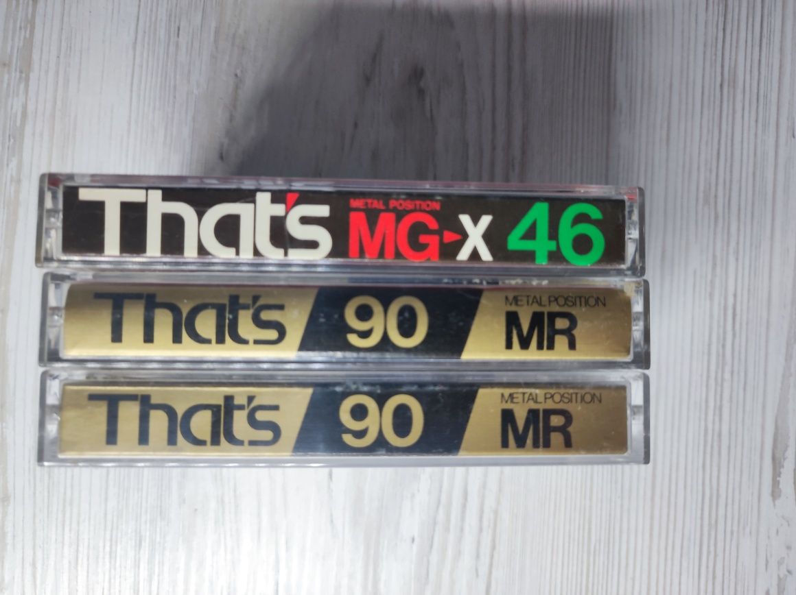 Аудіокасети That's MR 90, MG - X 46