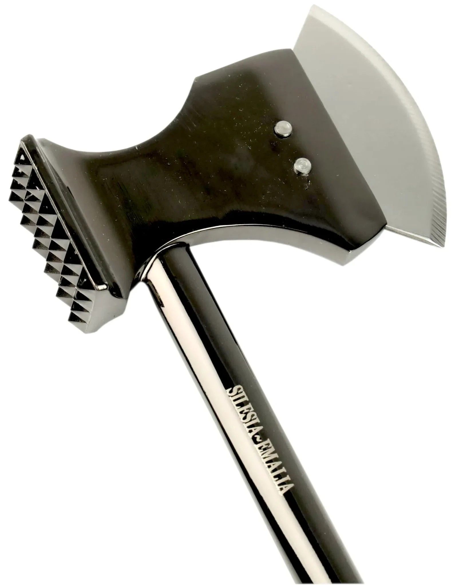 Tłuczek Do Mięsa Z Siekierką Metalowy Tasak 25 Cm Do Rozbijania Mięsa