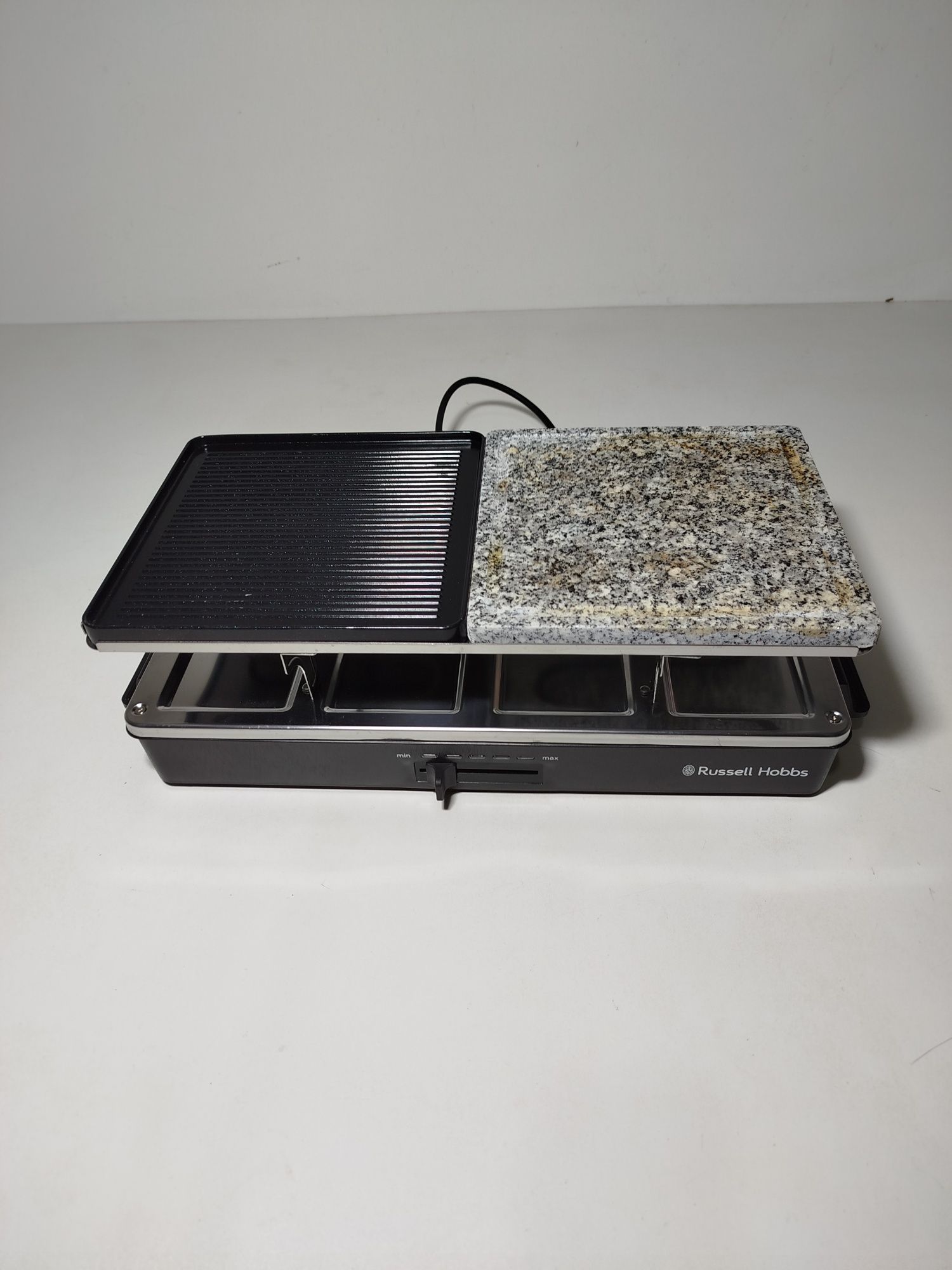 Raclette grill elektryczny Russell Hobbs Multi Raclette 3w1 czarny 140