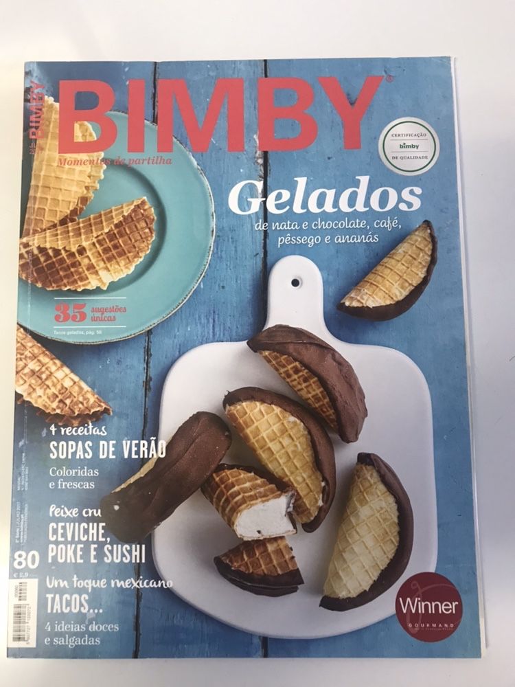 Pack de 5 Revistas BIMBY como novas