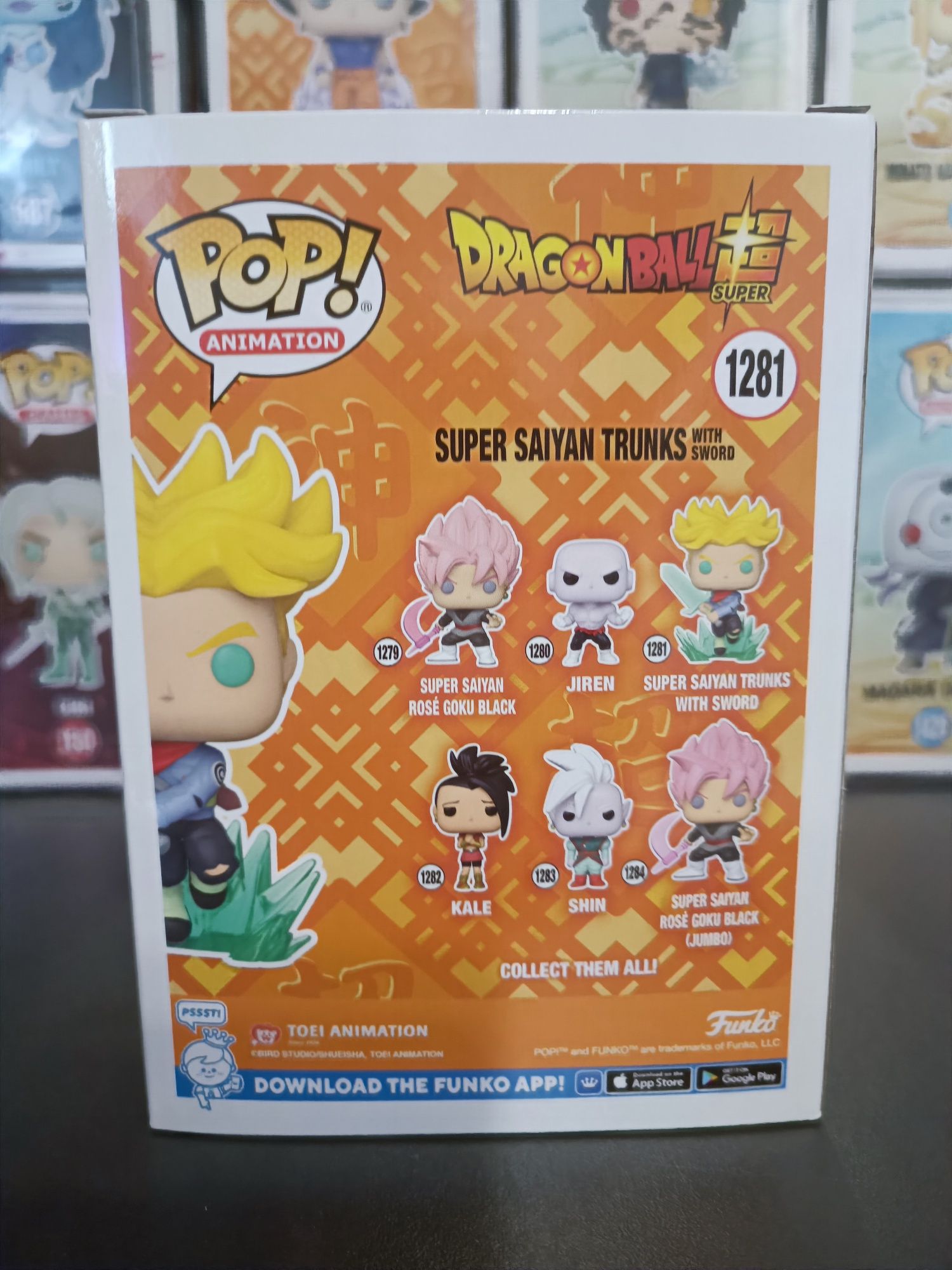Funko Pop Dragon Ball Super Saiyan Trunks with Sword 1281 Glow