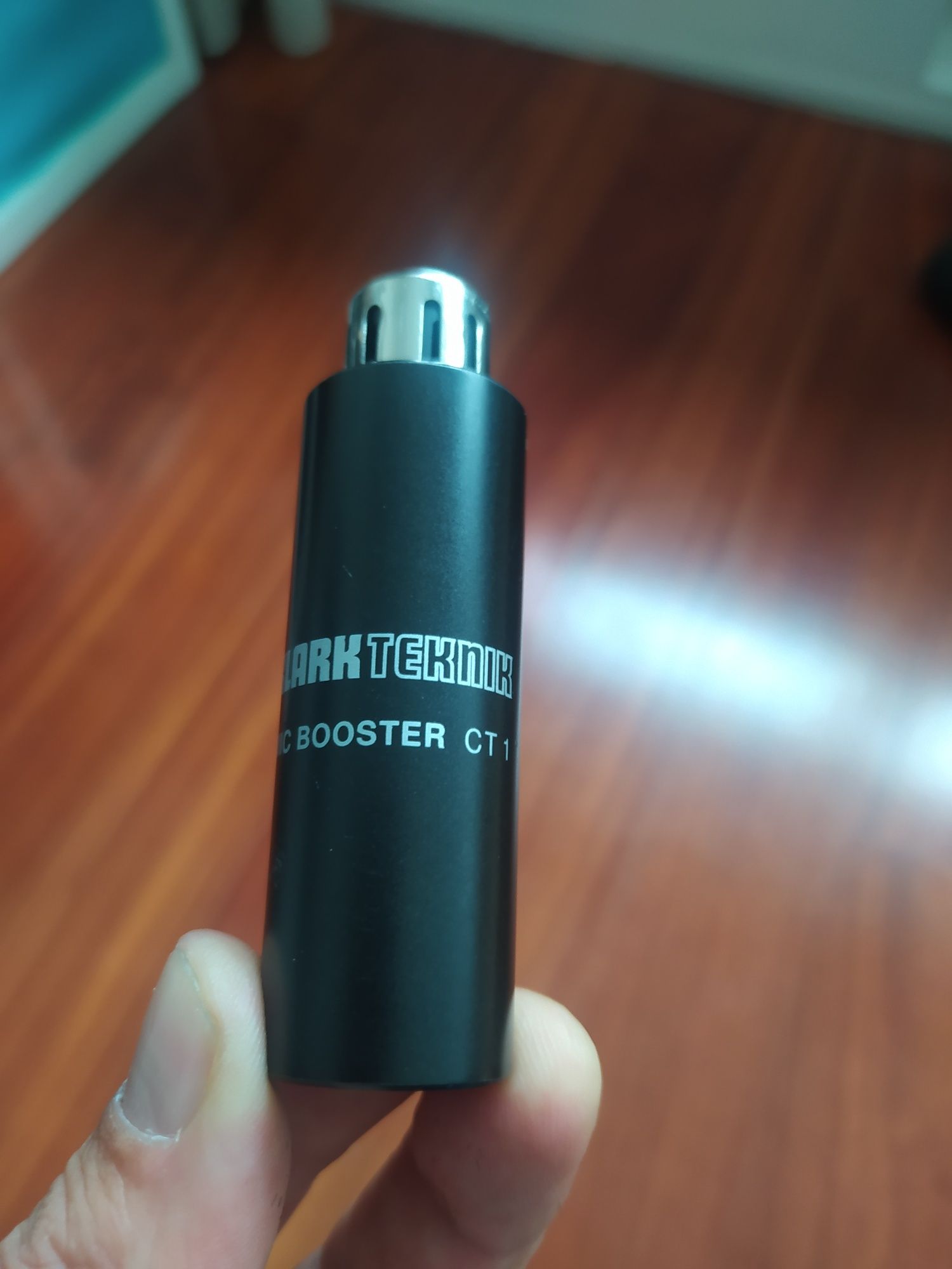 Microfone booster / pré amplificador