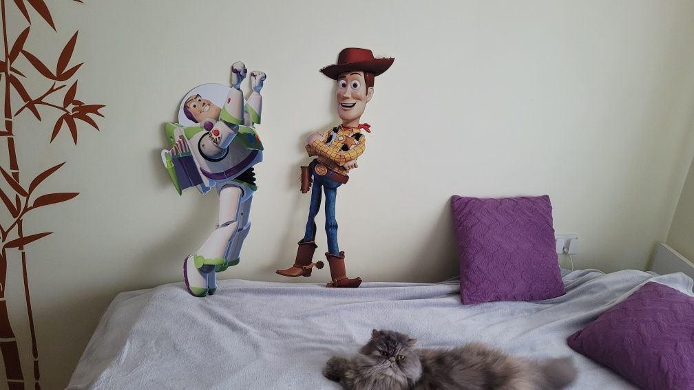 Obraz na ścianę Toy Story, Chudy i Buzz - Nowe -UNIKAT!