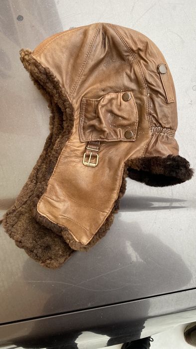 Шлем Шлемофон Кожа Мех