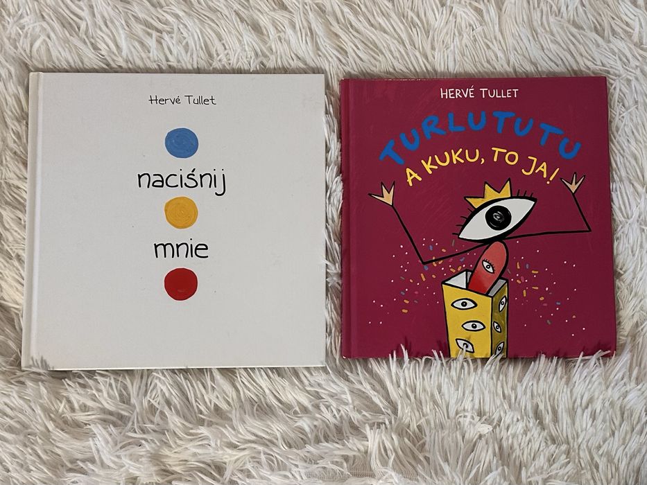 2 Książki „Naciśnij mnie” i „Turlututu..”