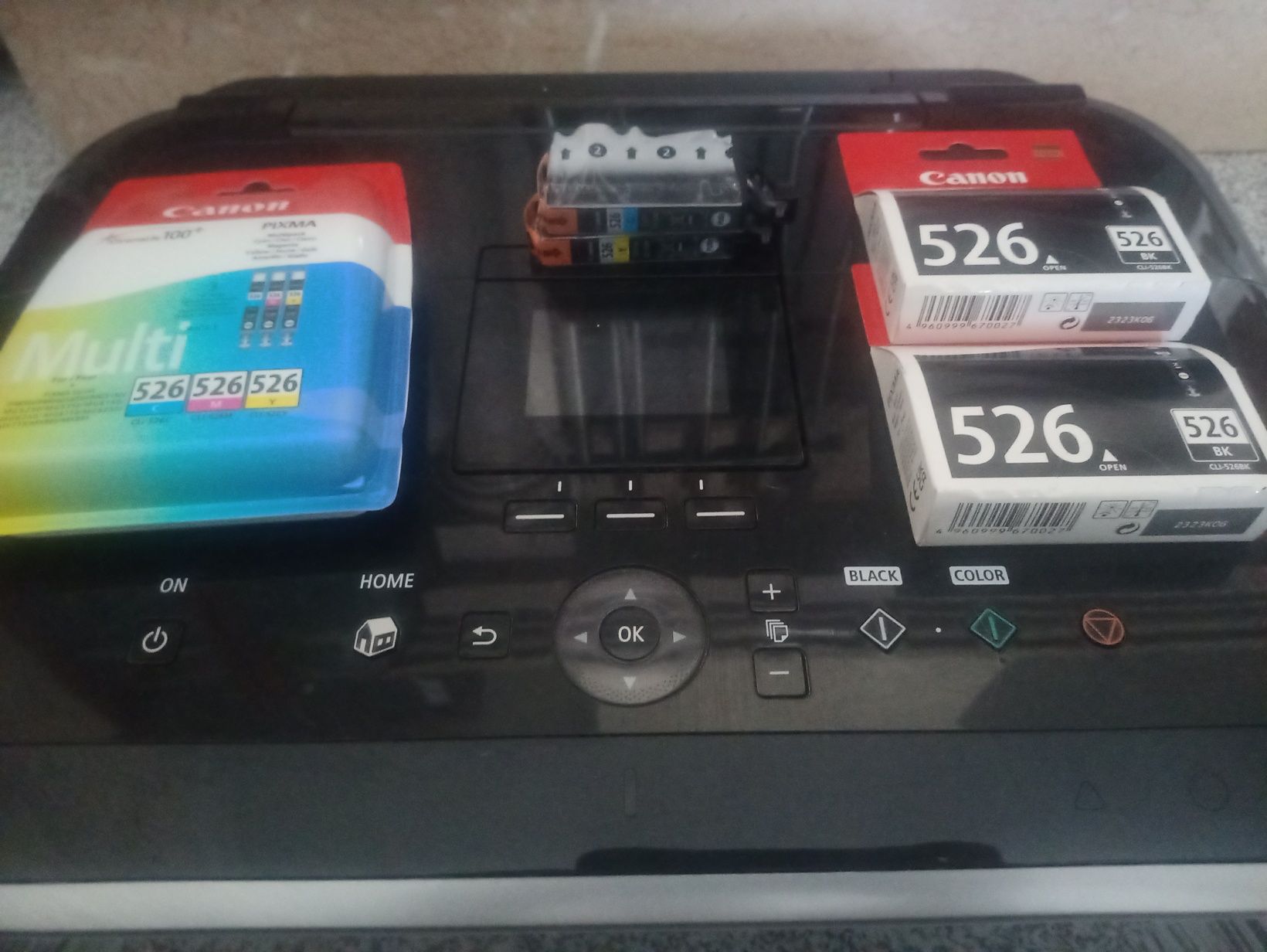 Tinteiros Canon CLI 525 e CLI526