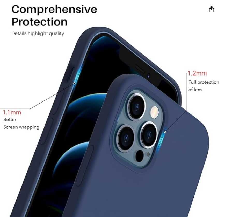 Silikonowy case do Iphone 12/ 12 Pro
