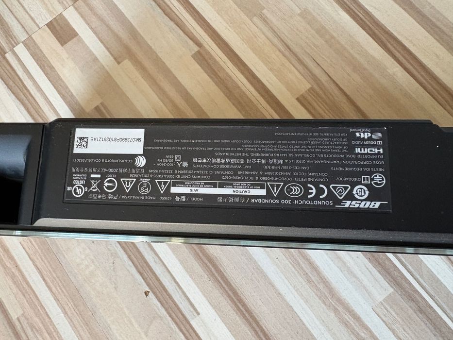 Soundbar BOSE soundtouch 300 wi-fi, hdmi, airplay