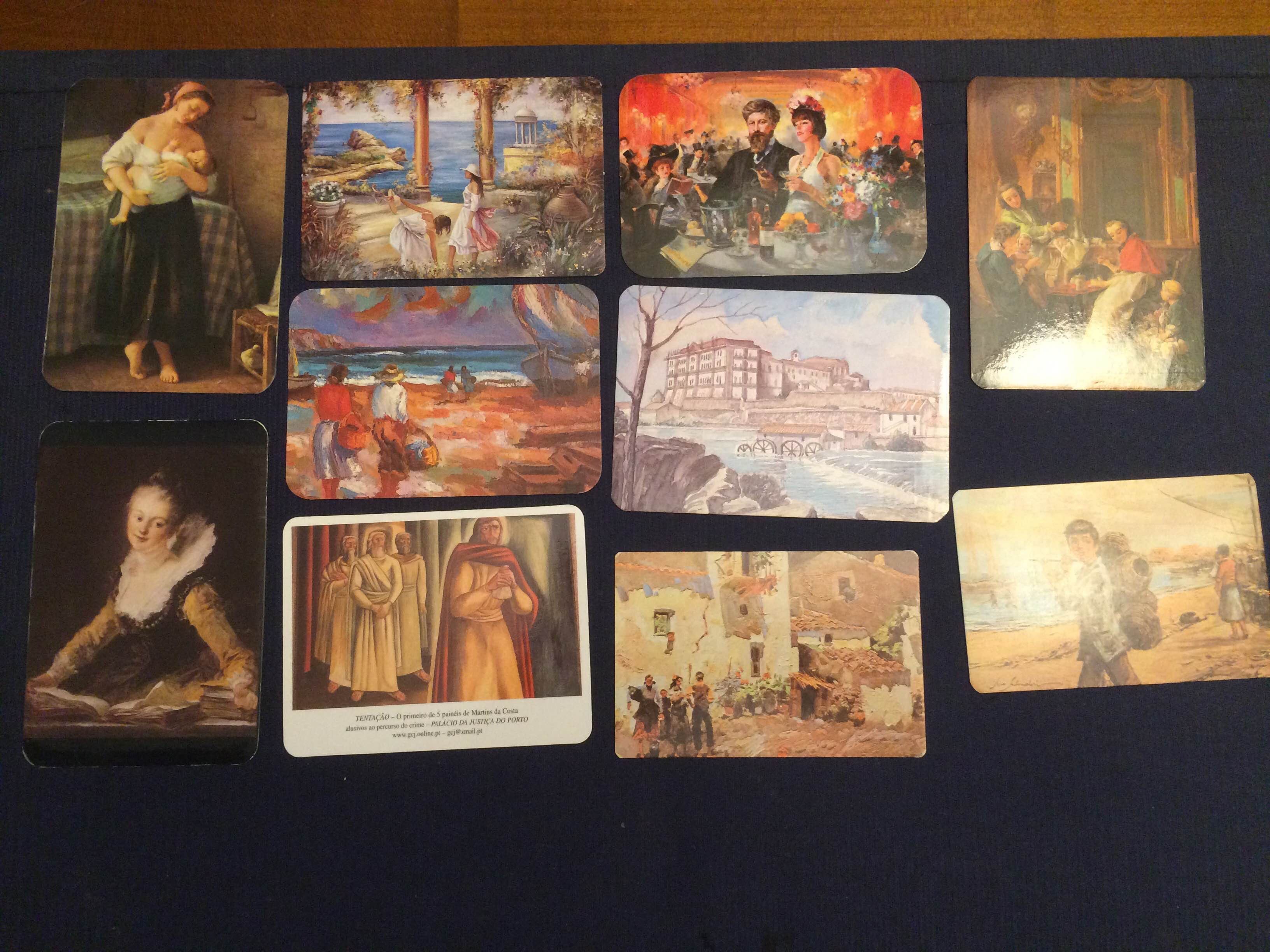 Lote de 135 calendários de bolso